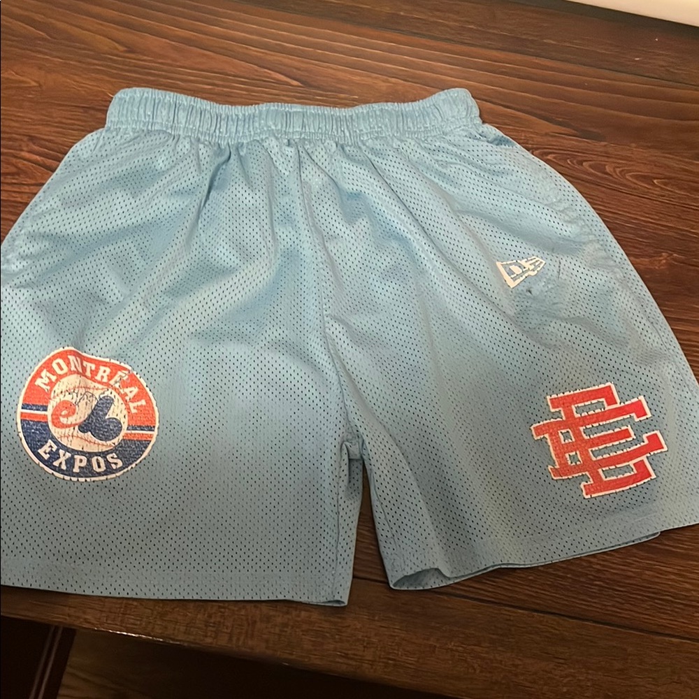 New Era Montreal Expos Blue Shorts